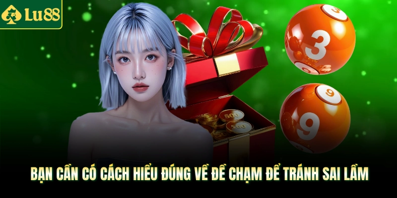 Bạn cần có cách hiểu đúng về đề chạm để tránh sai lầm